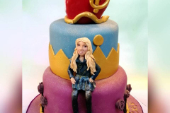 Disney-Evie-Two-Tier-Birthday-Cake